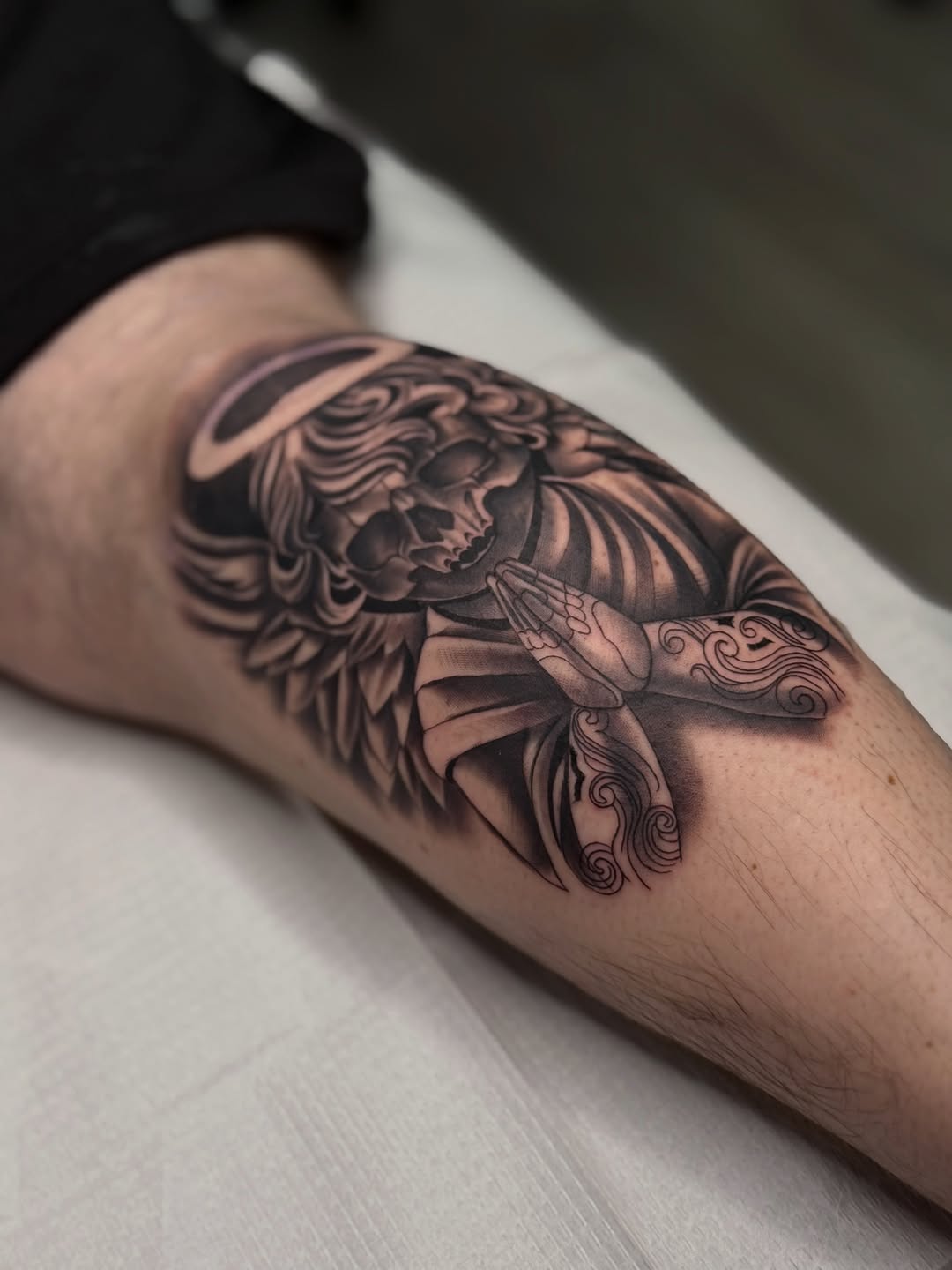 Tattoo by @tattsbyjojo — black_and_grey, realism