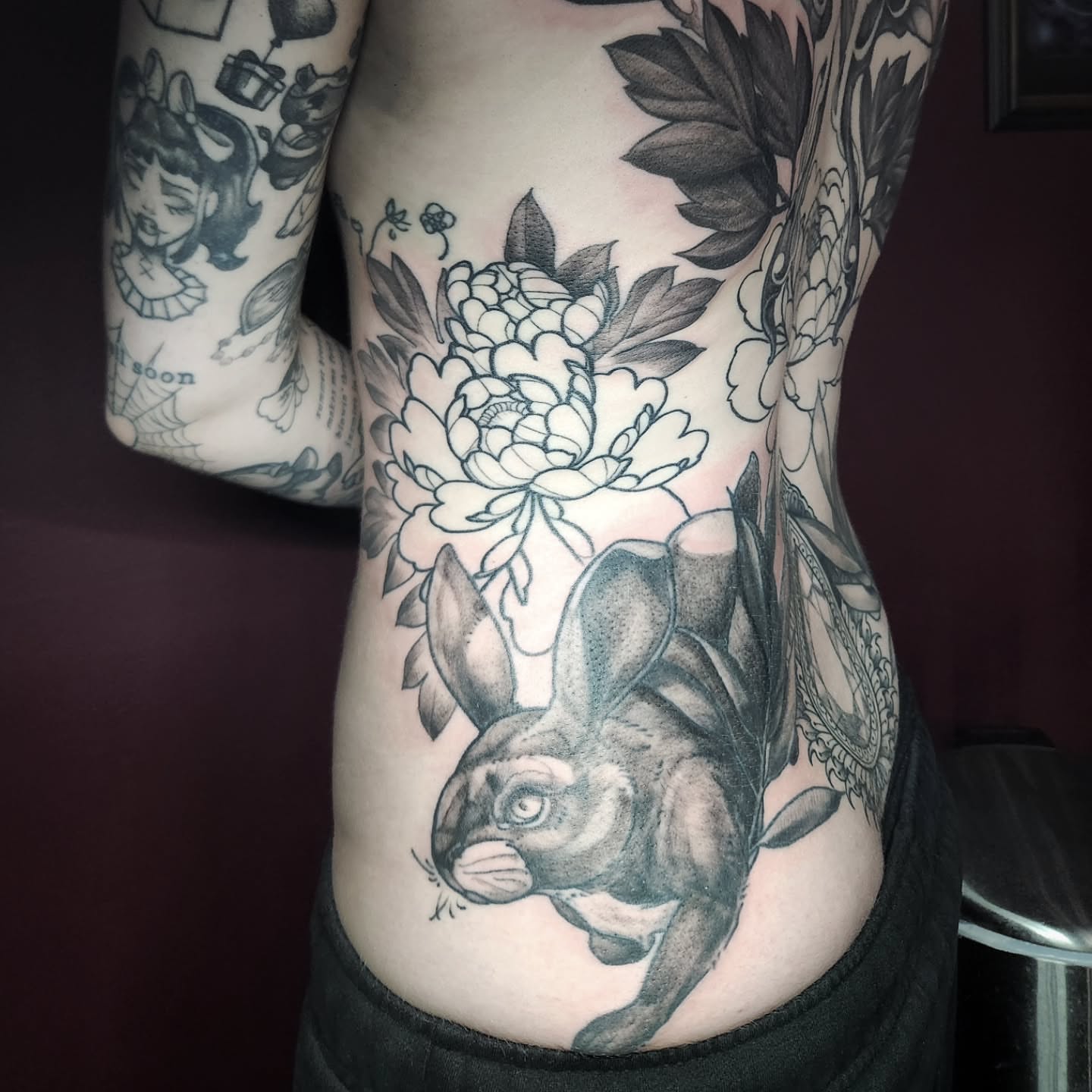 Tattoo by @arthurshail — black_and_grey, realism