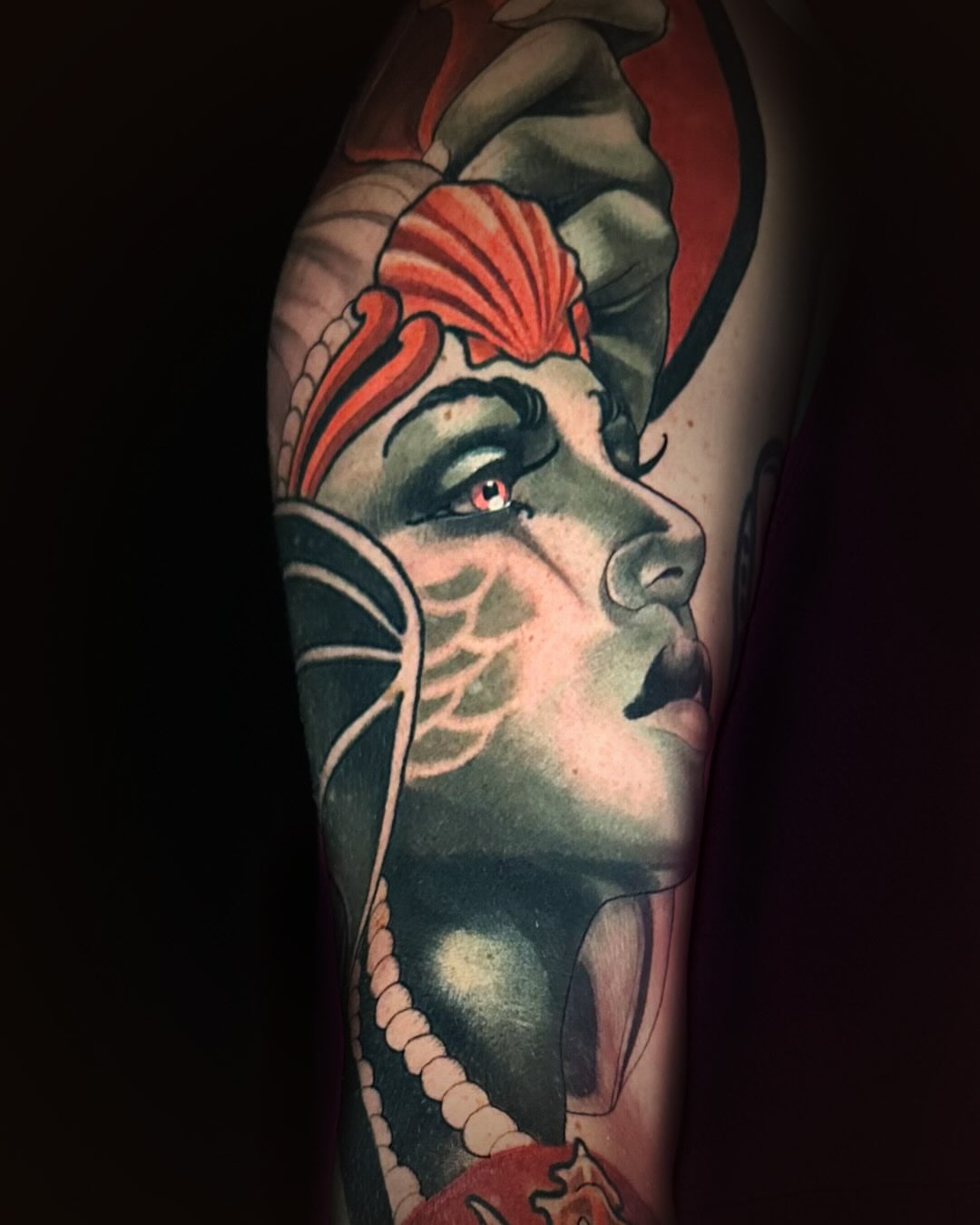 Tattoo by @novembergloom_tattoo — realism, dark_realism