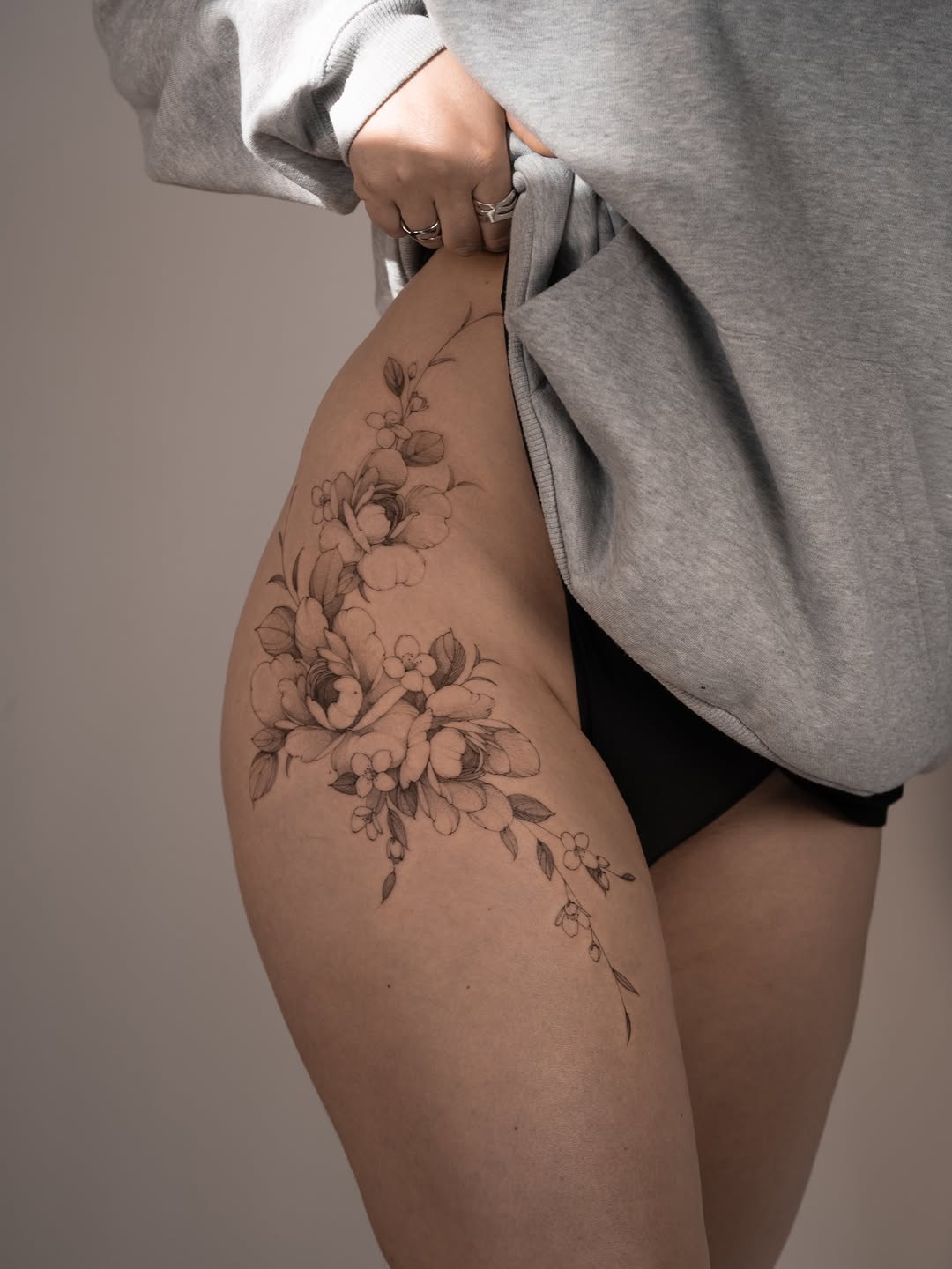 Tattoo by @shekhme — fine_line, black_and_grey