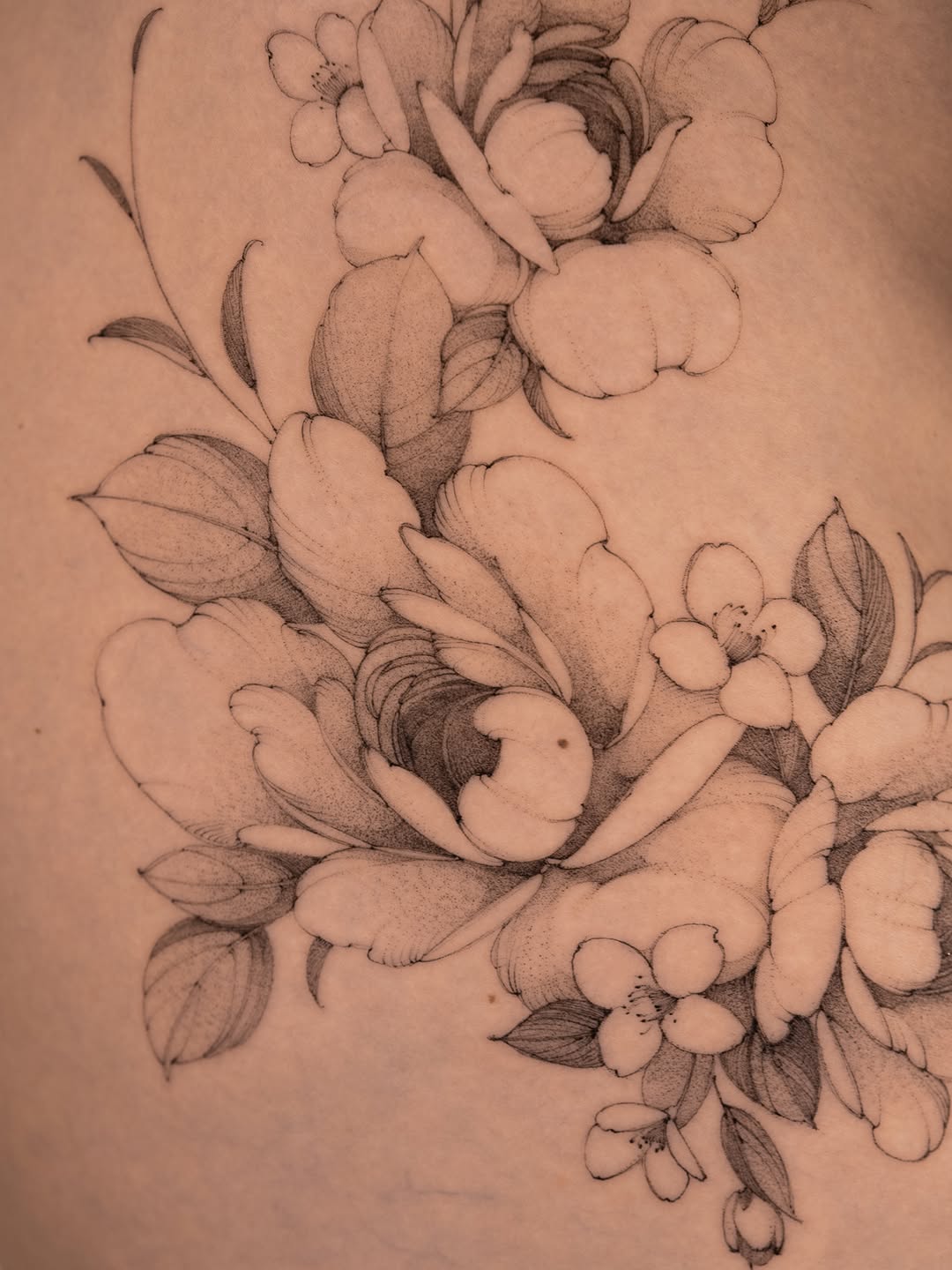 Tattoo by @shekhme — black_and_grey, dotwork