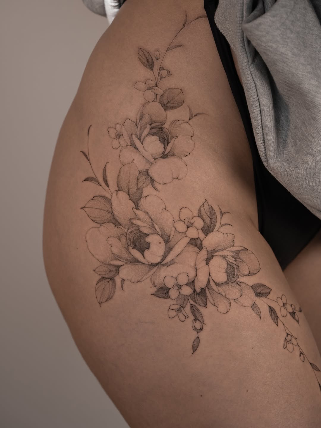 Tattoo by @shekhme — fine_line, black_and_grey