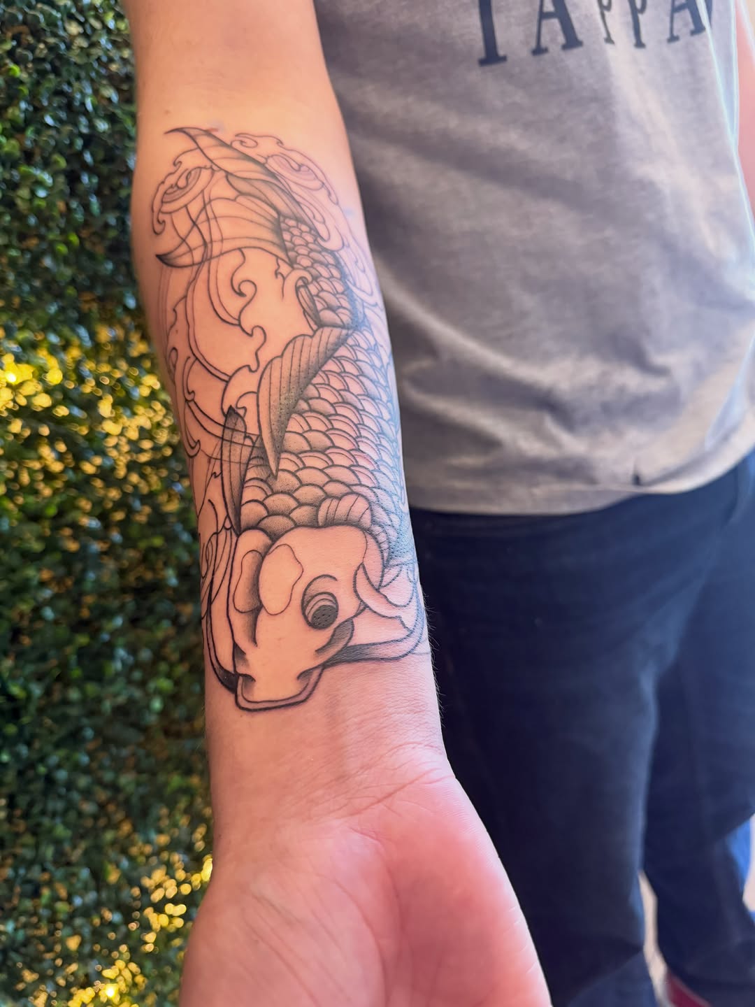 Tattoo by @larry._.tattoos — japanese_irezumi, black_and_grey