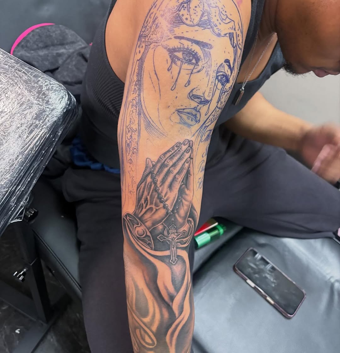Tattoo by @sheinkd_itt โ black_and_grey, realism