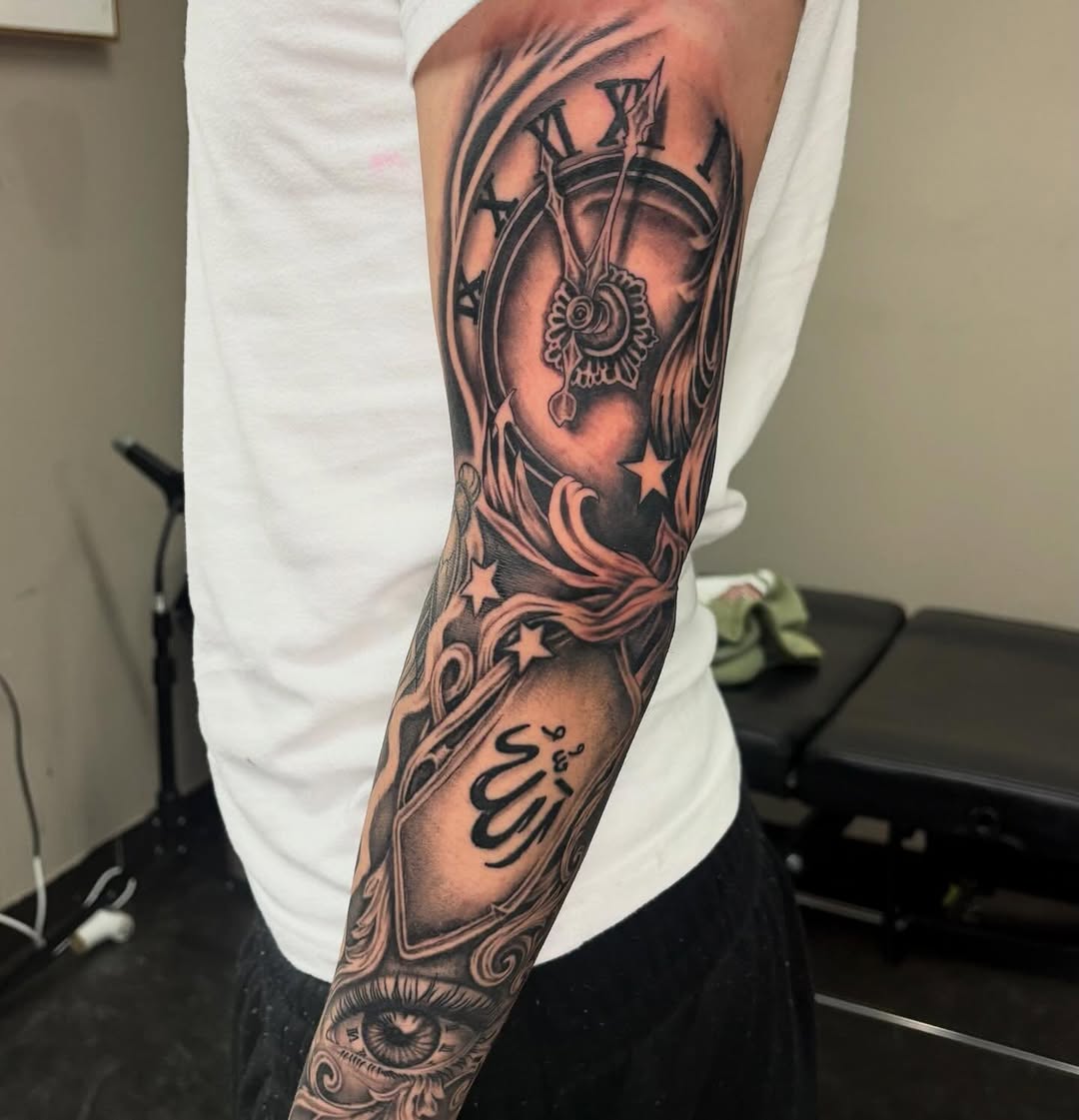 Tattoo by @sheinkd_itt โ black_and_grey, realism