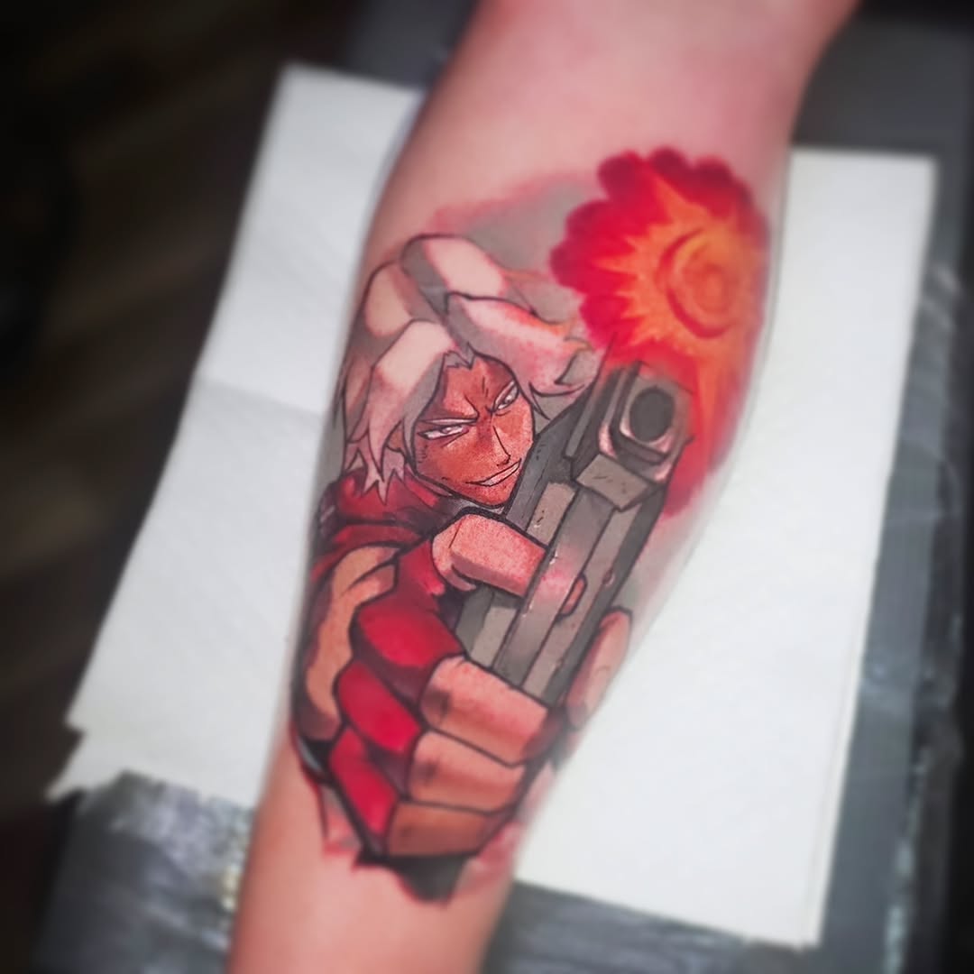 Tattoo by @codygower88 โ anime