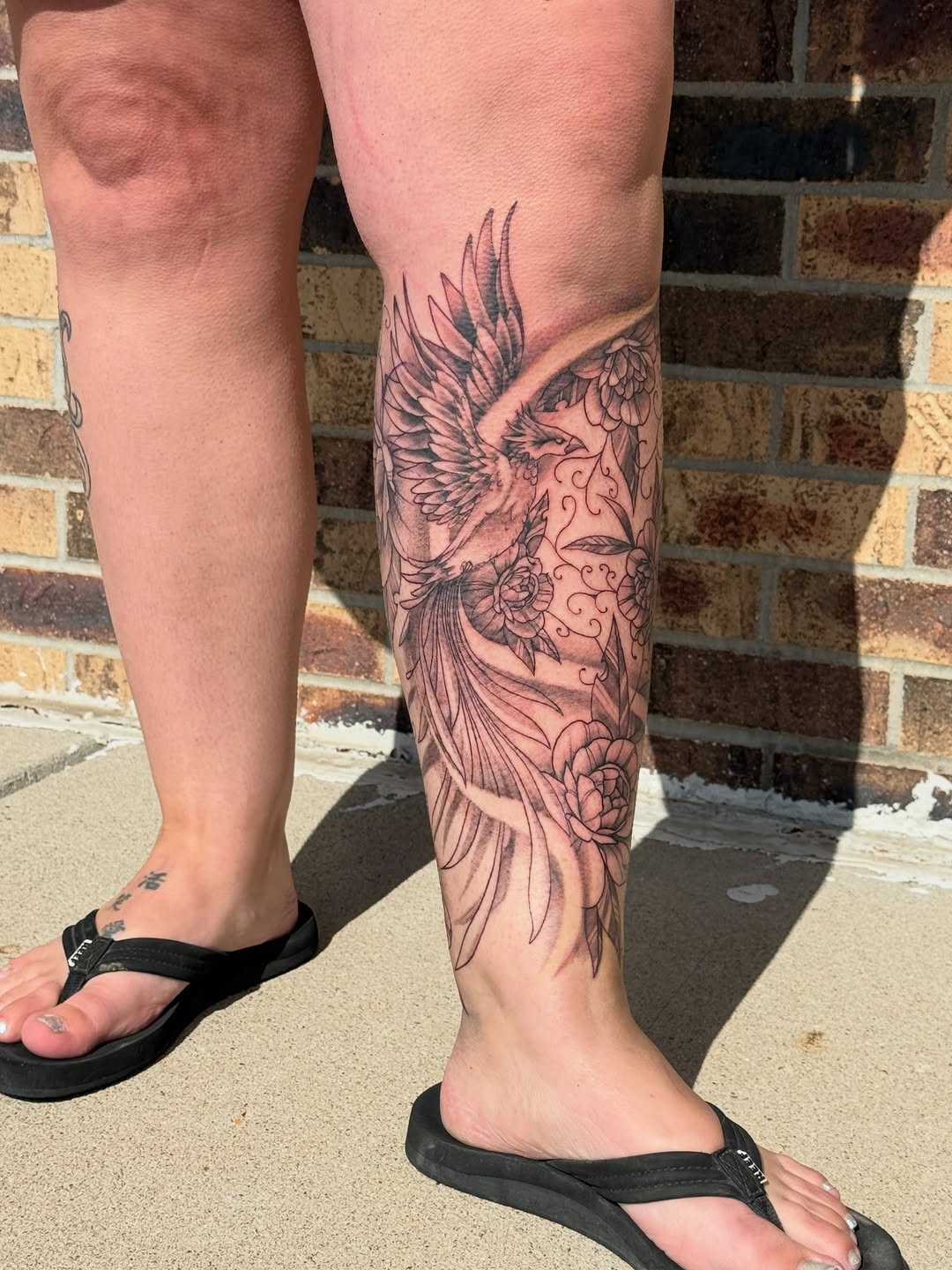 Tattoo by @larry._.tattoos — black_and_grey, realism