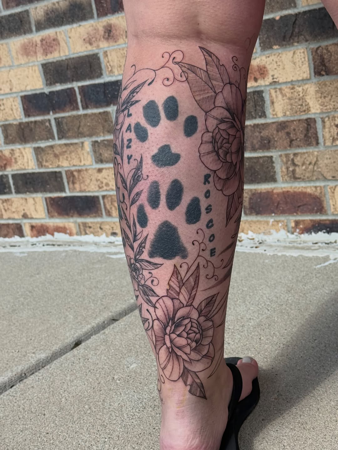 Tattoo by @larry._.tattoos — fine_line, lettering_script