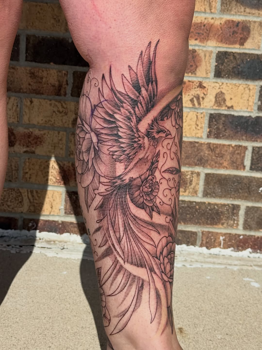 Tattoo by @larry._.tattoos — black_and_grey, realism