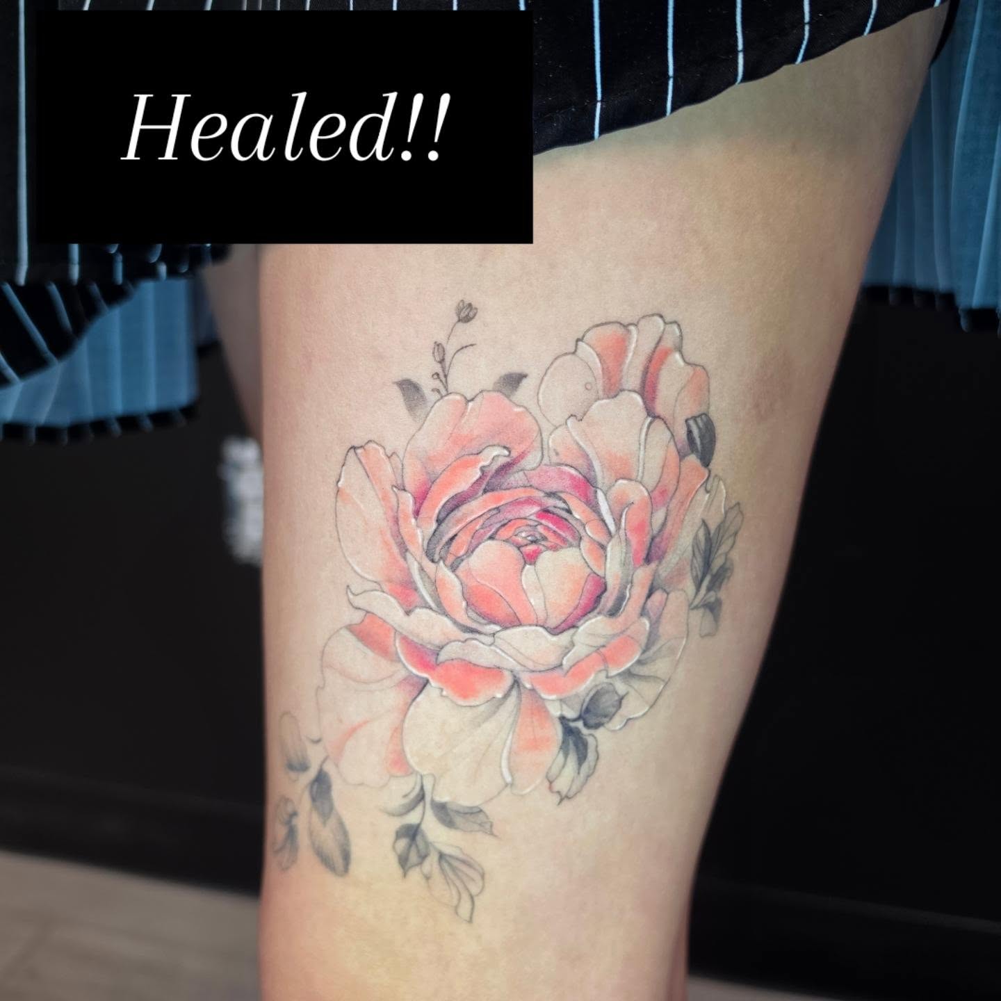 Tattoo by @frozenink_tattoo — watercolor