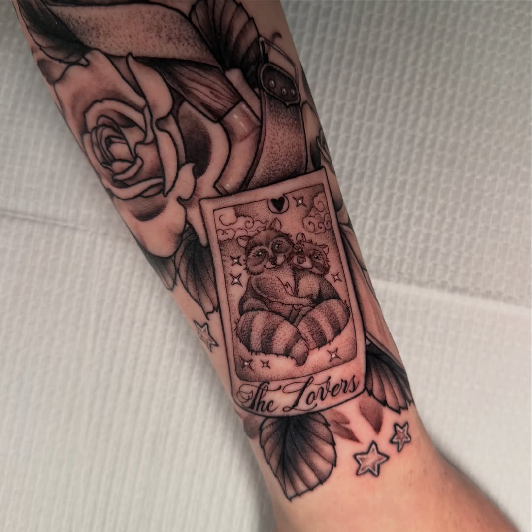 Tattoo by @chiahtattoos — black_and_grey, fine_line