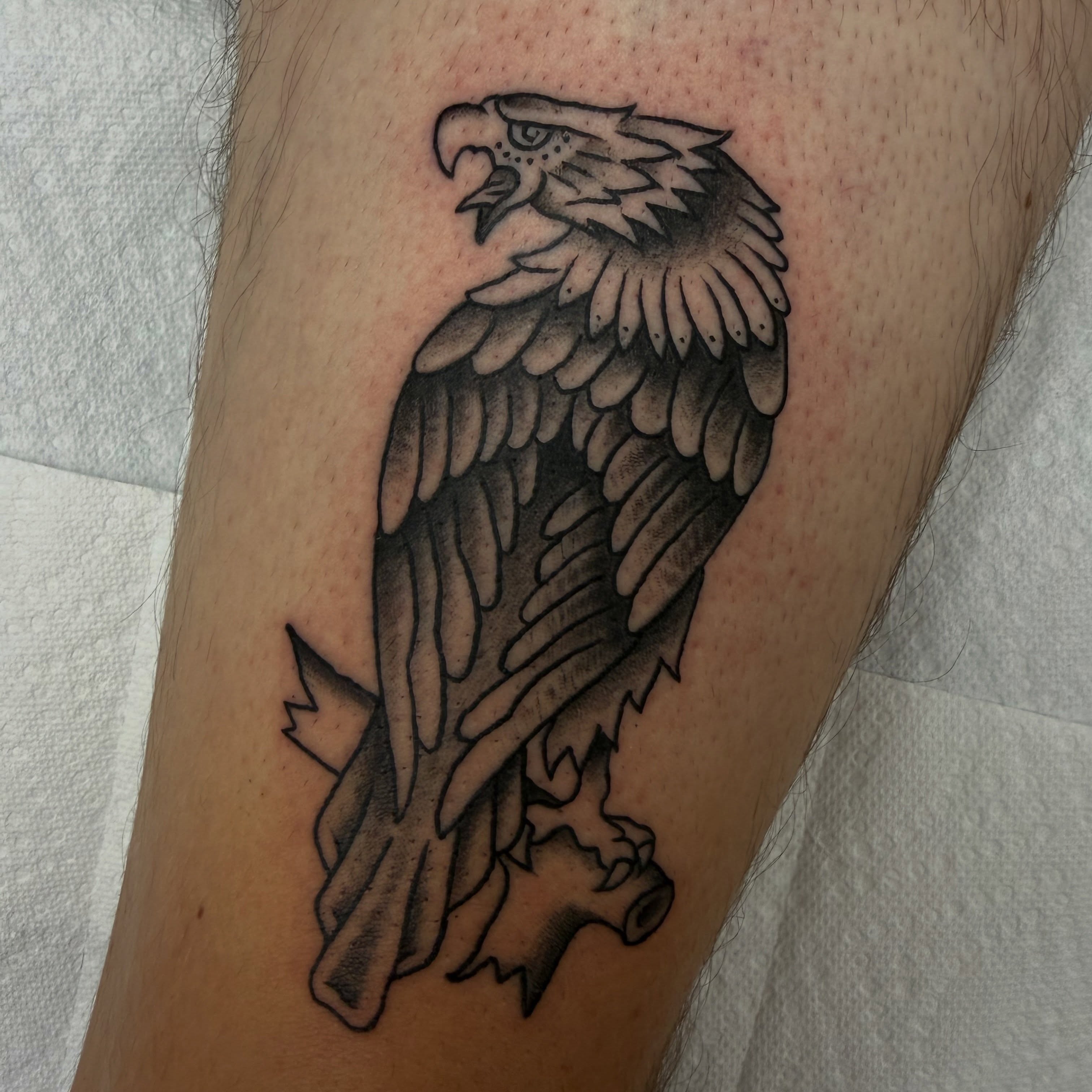 Tattoo by @afondi — black_and_grey