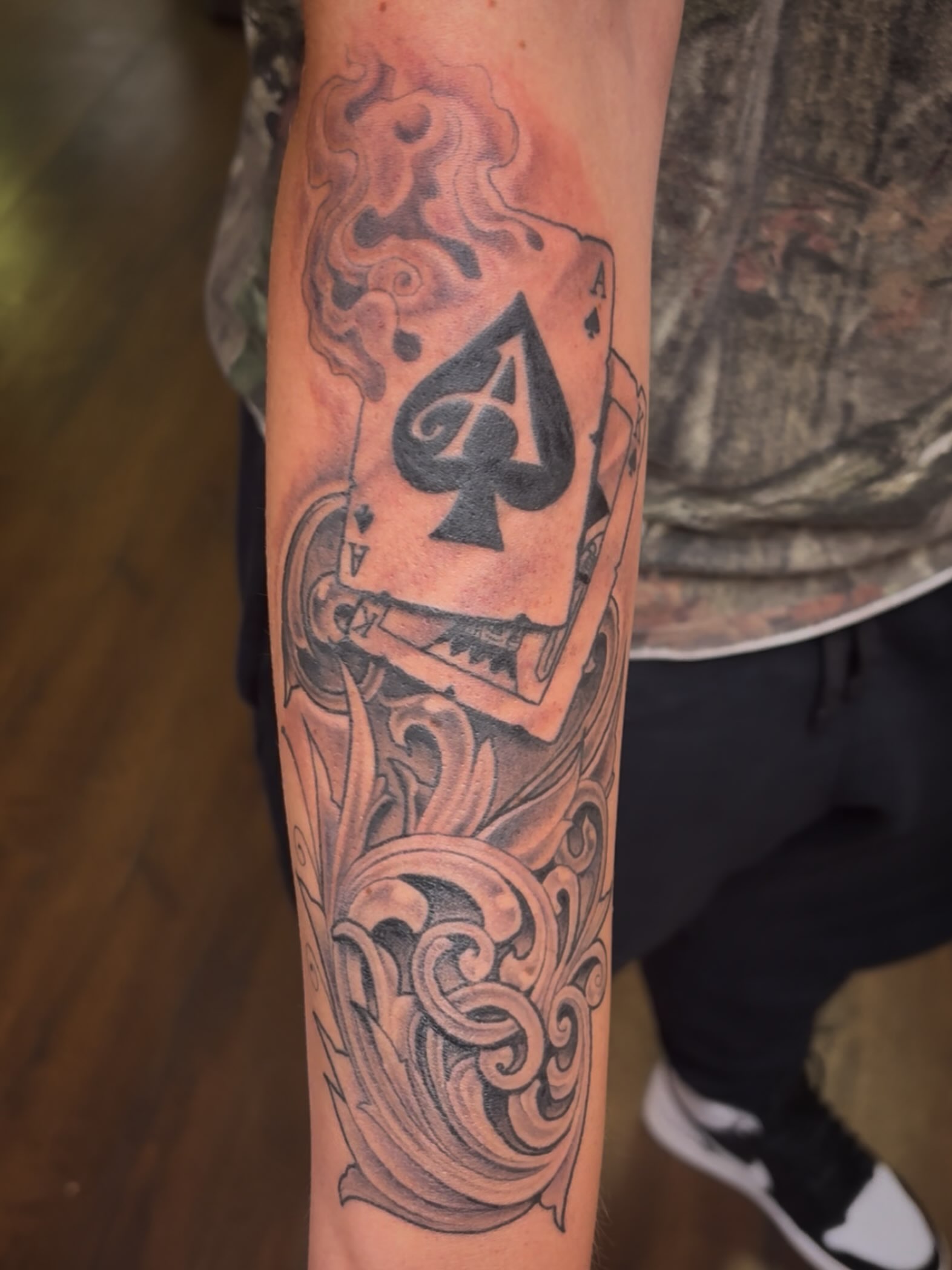 Tattoo by @danny335tattoos β black_and_grey