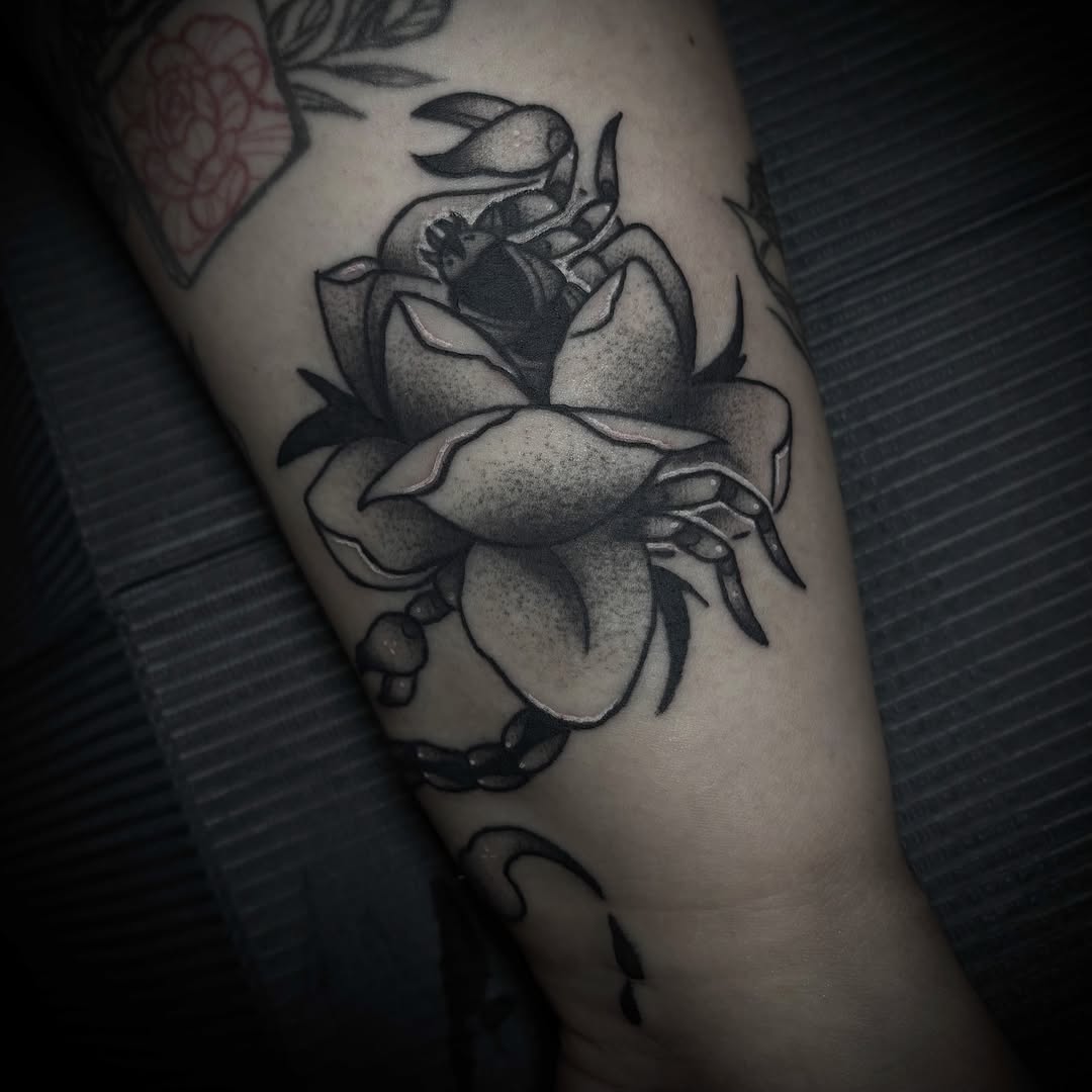 Tattoo by @venoctemtattoo — black_and_grey, realism