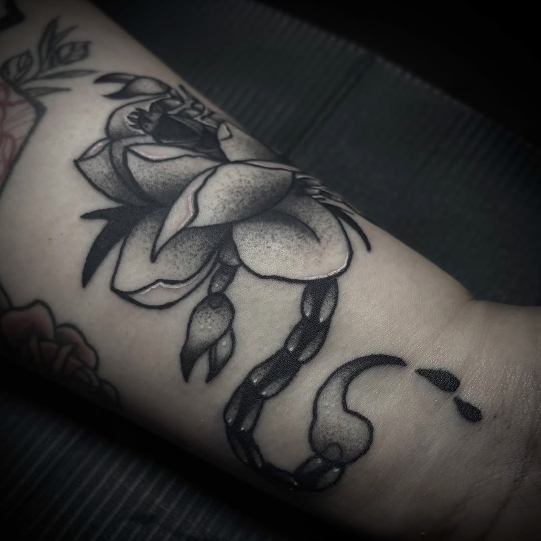 Tattoo by @venoctemtattoo — black_and_grey, realism