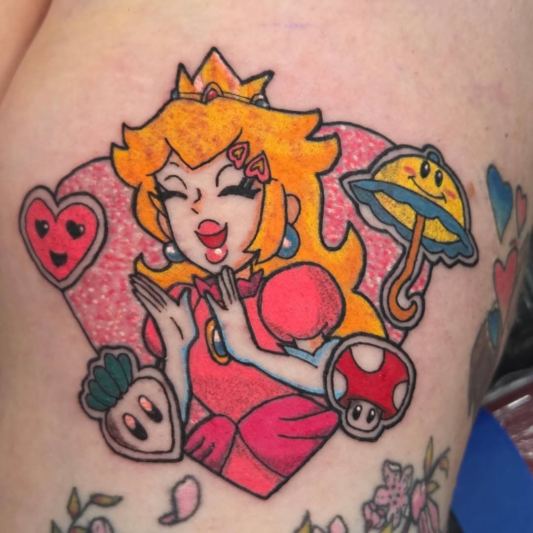 Tattoo by @sleepywitchink — new_school, anime