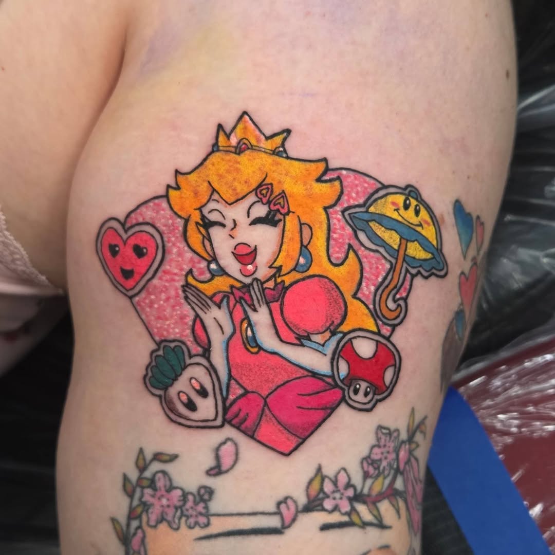 Tattoo by @sleepywitchink — new_school, anime
