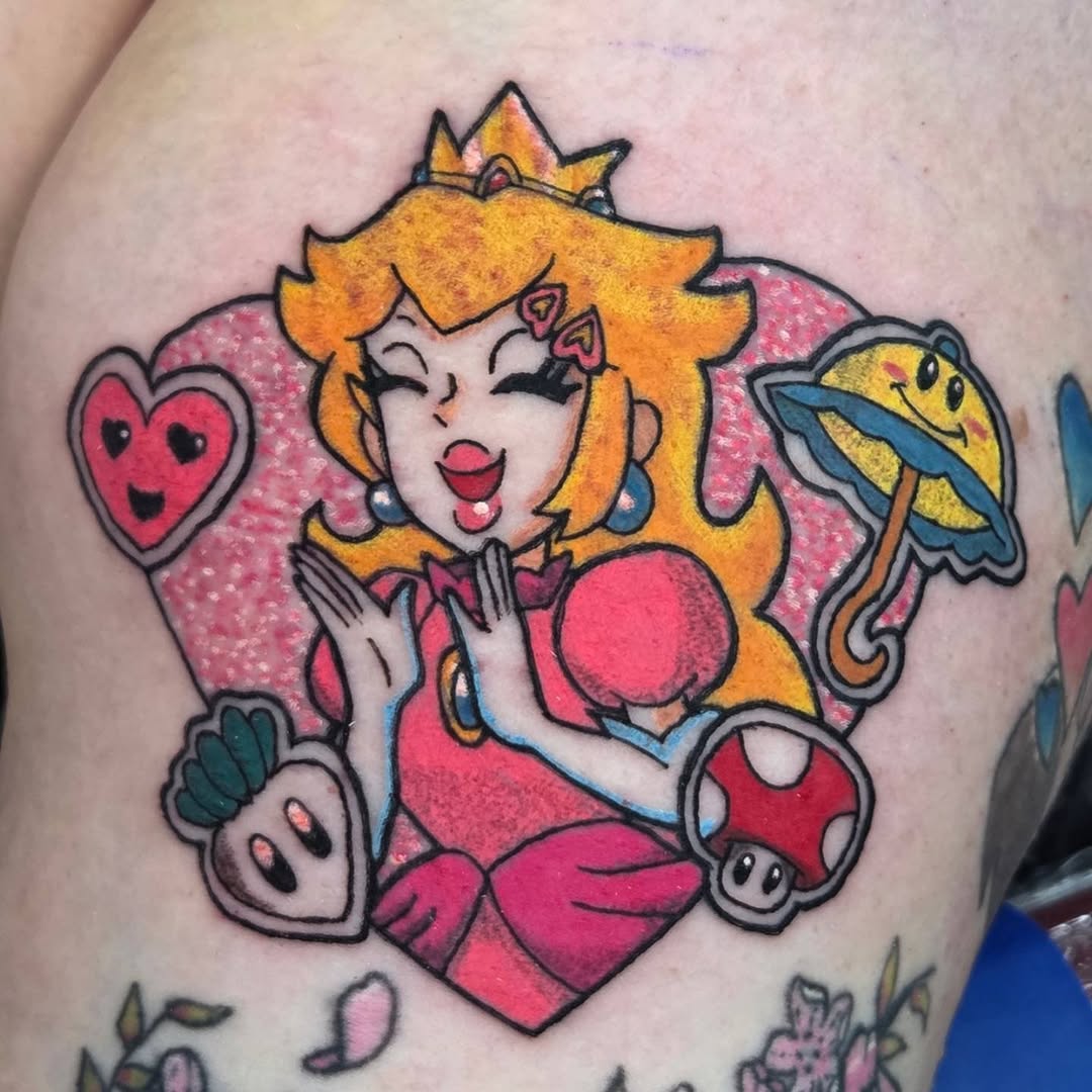 Tattoo by @sleepywitchink — new_school, anime