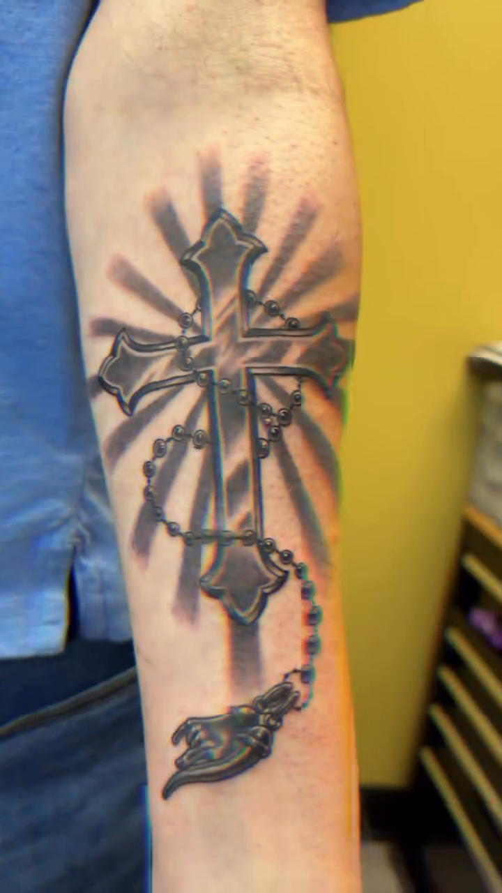 Tattoo by @derekcillaartwork — black_and_grey, realism