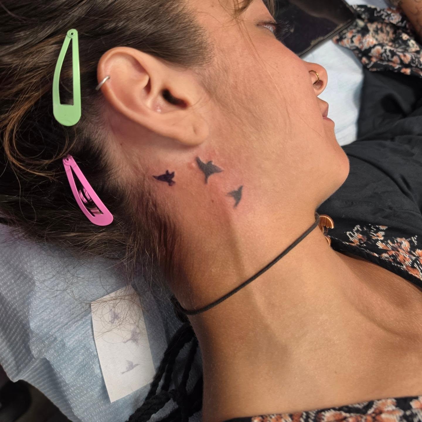 Tattoo by @frozenink_tattoo — dotwork