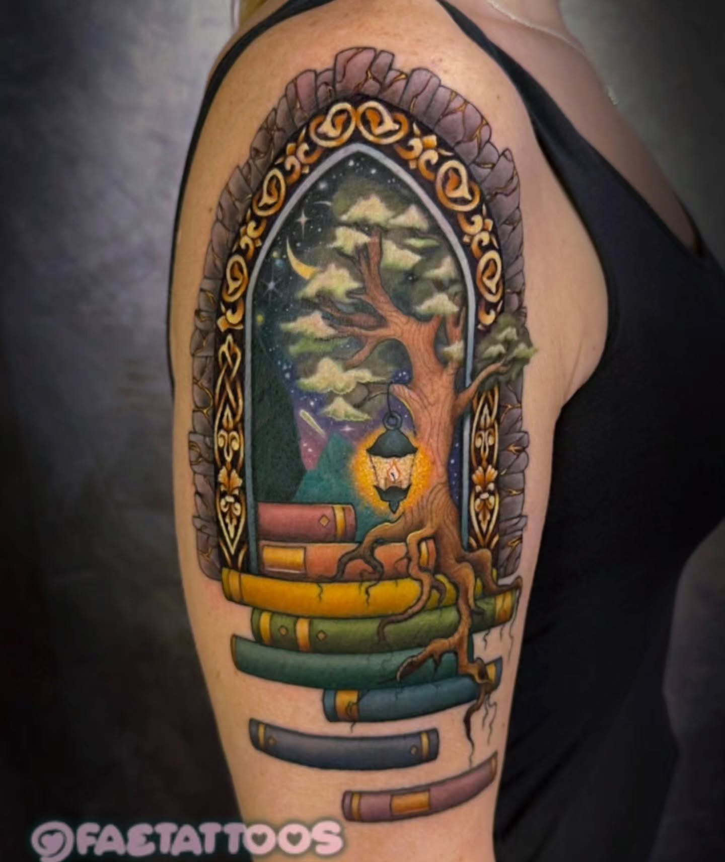 Tattoo by @faetattoos β illustrative, surrealism