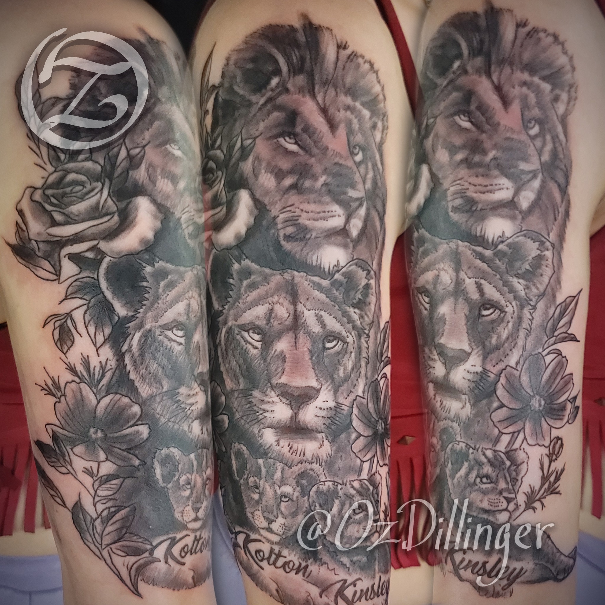 Tattoo by @ozdillinger — realism, black_and_grey