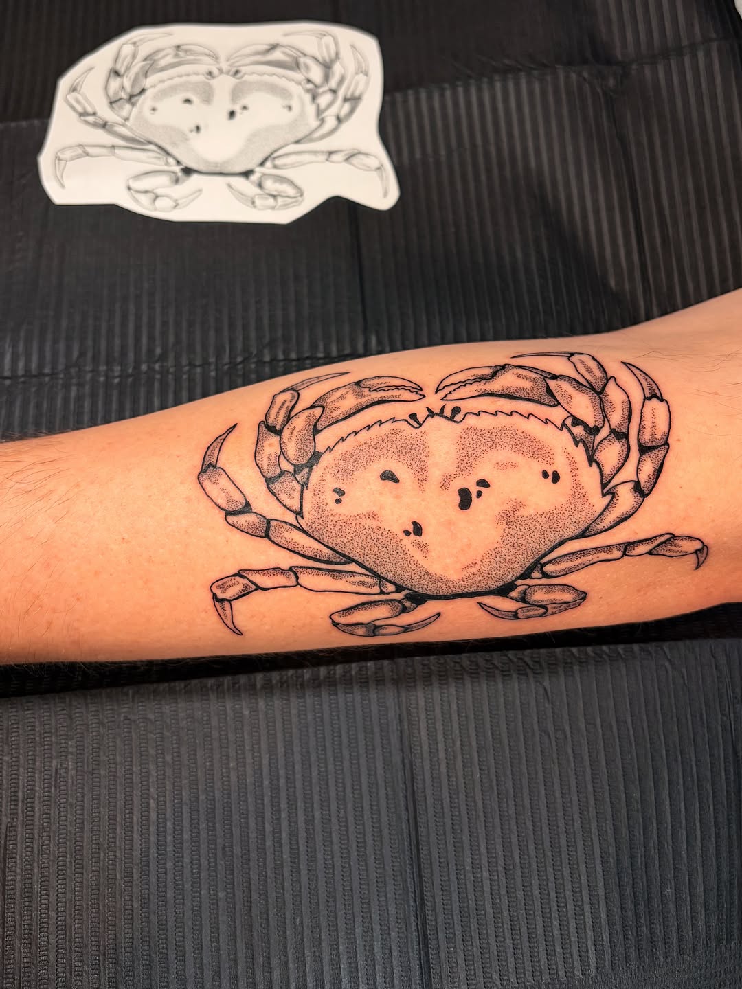 Tattoo by @ratqueenink — dotwork, black_and_grey