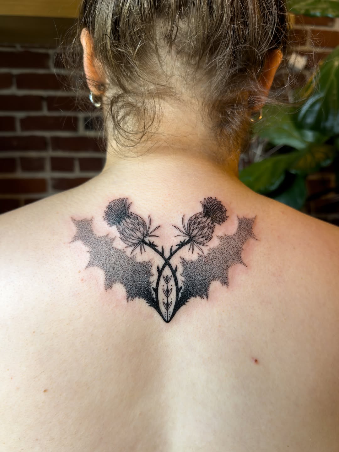 Tattoo by @ratqueenink — dotwork, black_and_grey