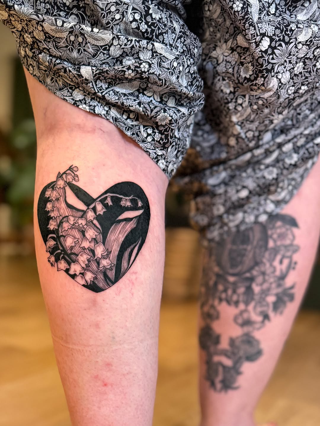 Tattoo by @ratqueenink — blackwork, illustrative