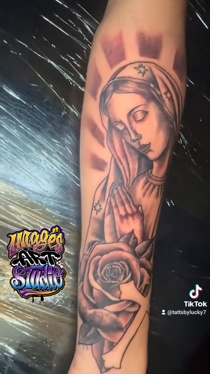 Tattoo by @tattsbylucky7 — black_and_grey, realism