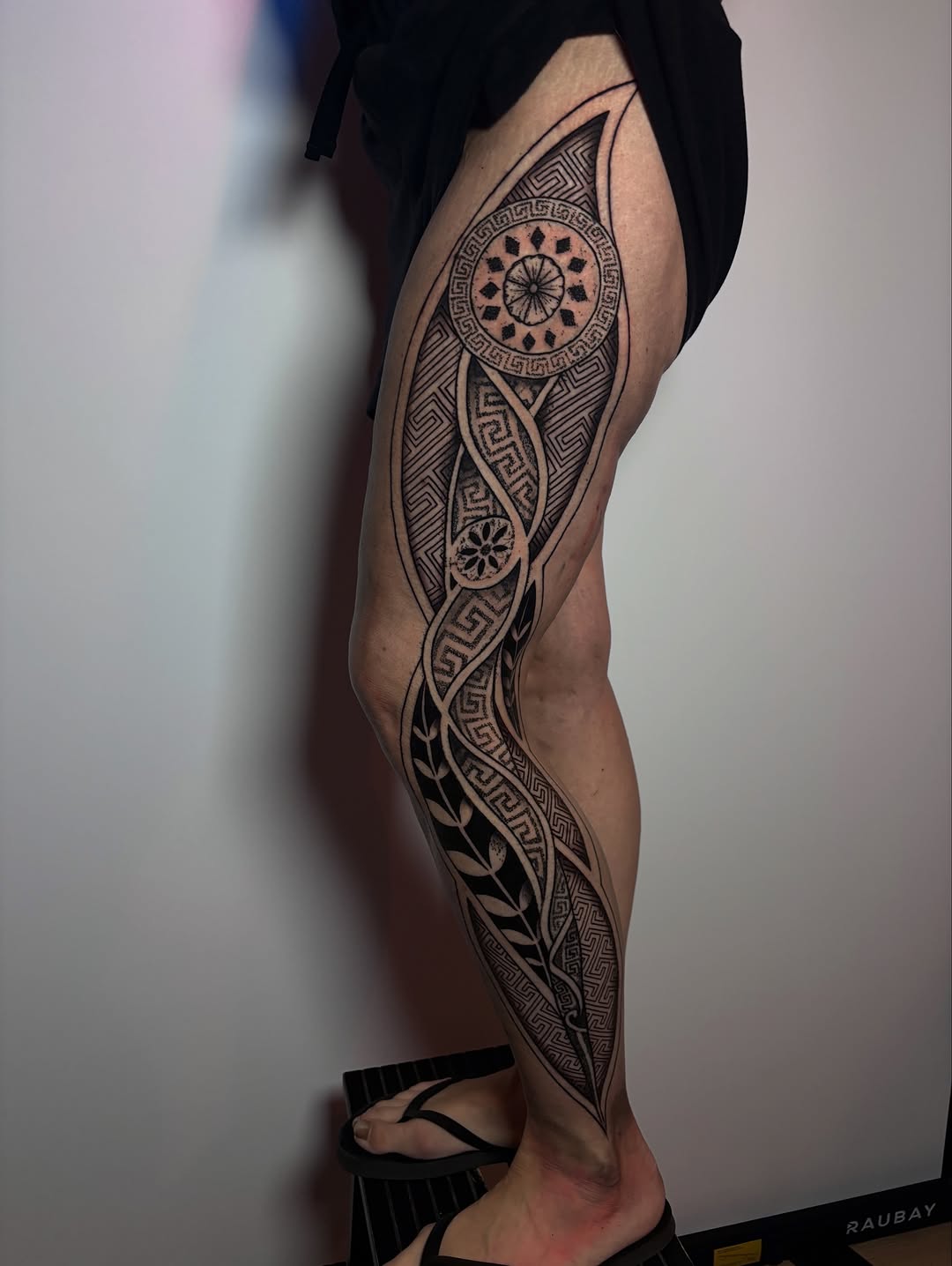 Tattoo by @ericharetattoo — geometric, ornamental