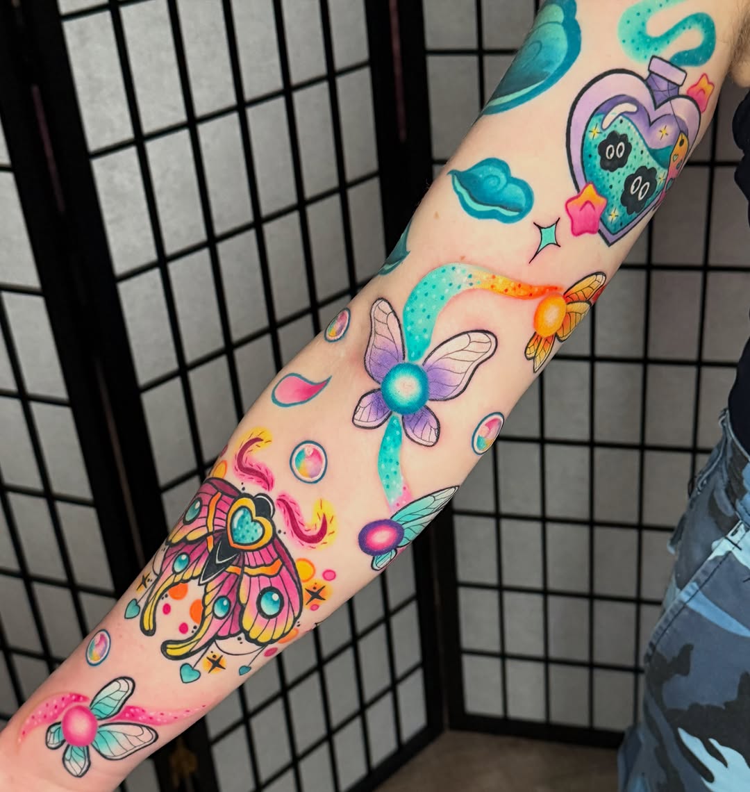 Tattoo by @briannadicksonart — new_school, illustrative
