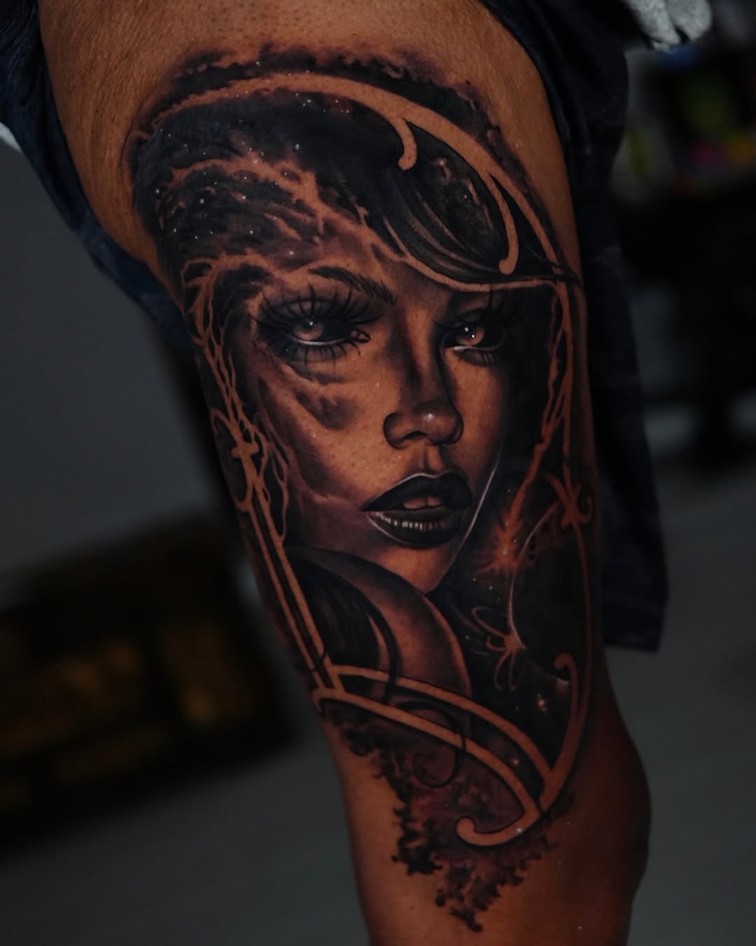 Tattoo by @creast4422 — realism, black_and_grey