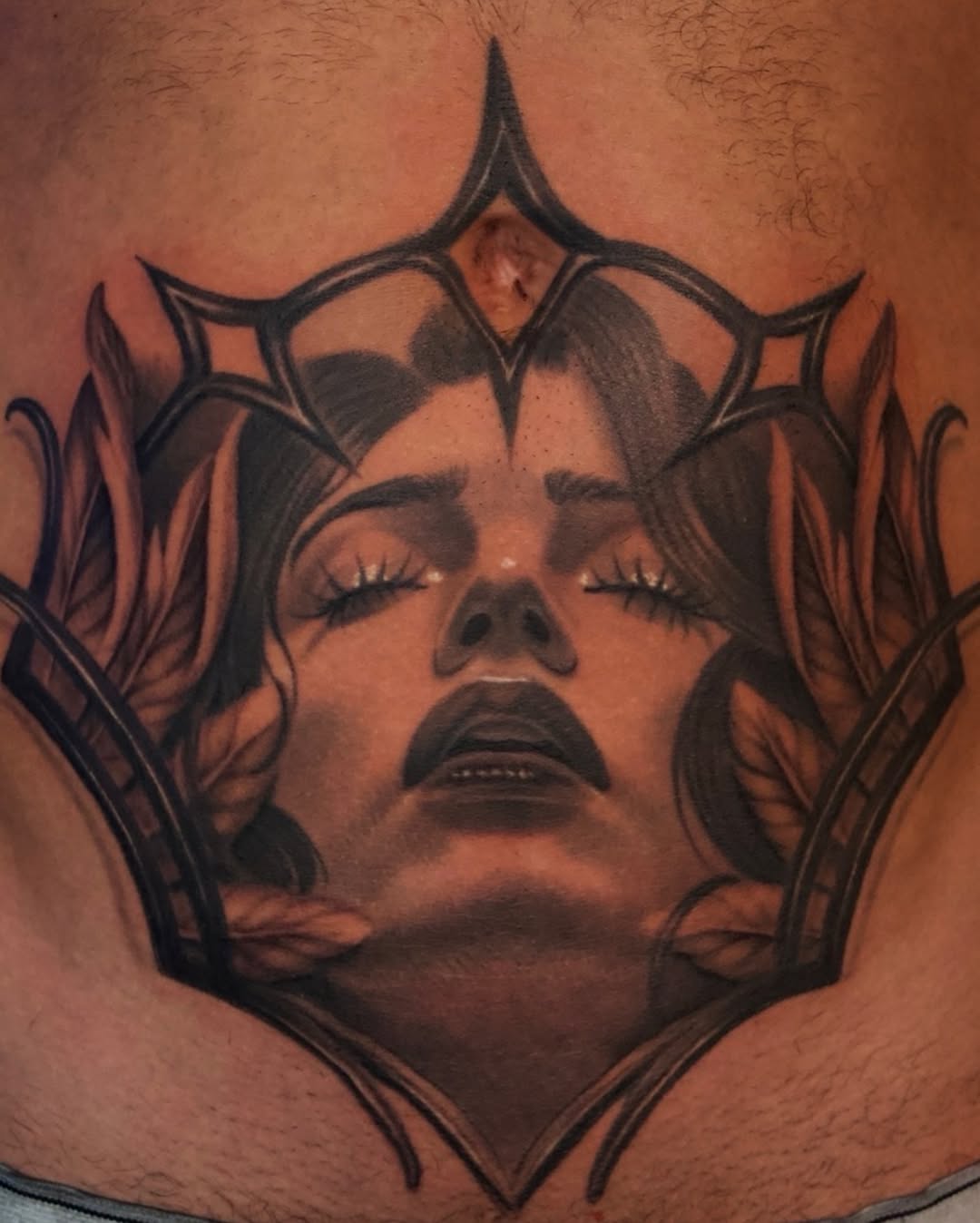 Tattoo by @creast4422 — black_and_grey, realism