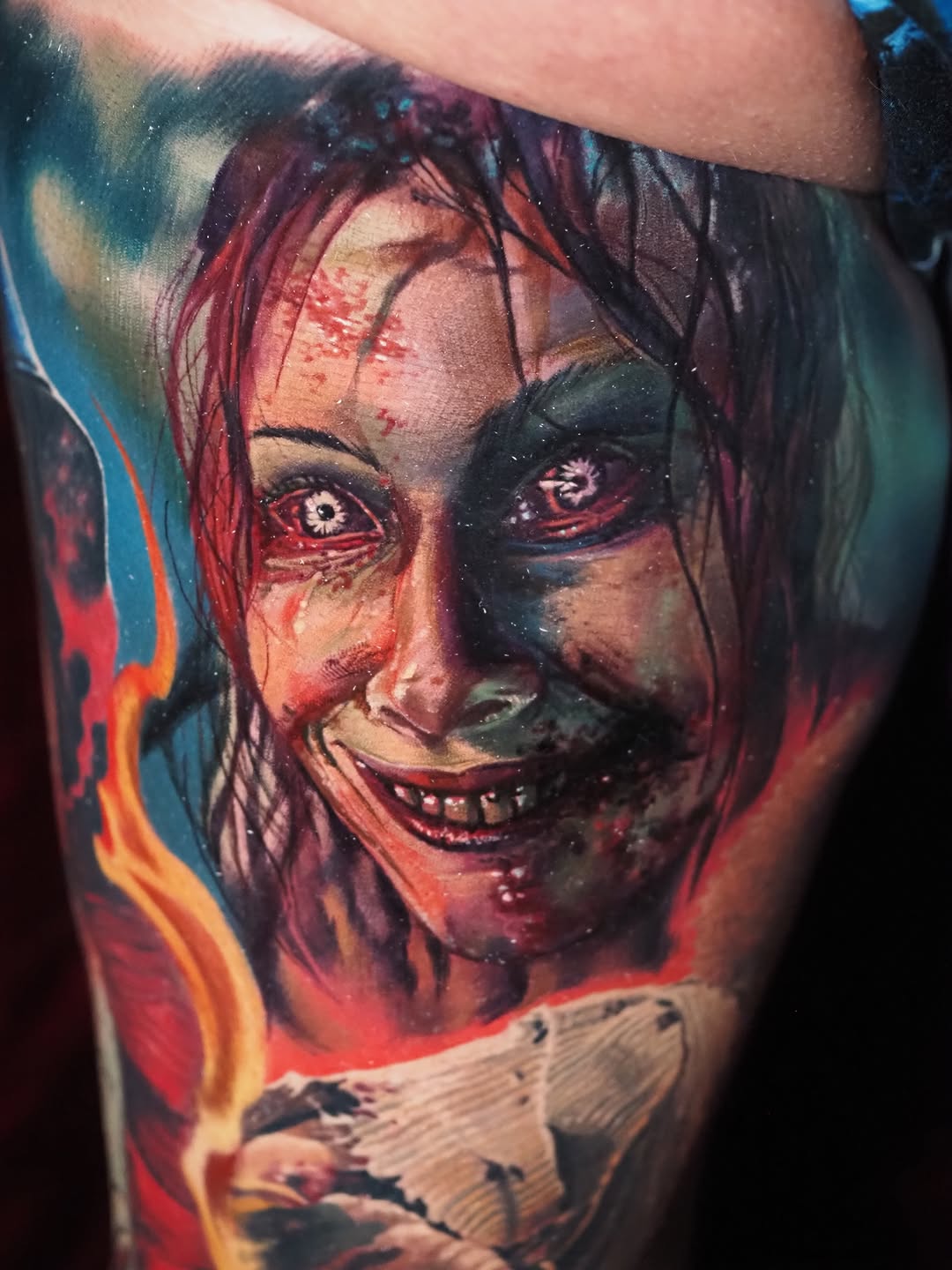 Tattoo by @anna_belle_tattoo — realism, dark_realism