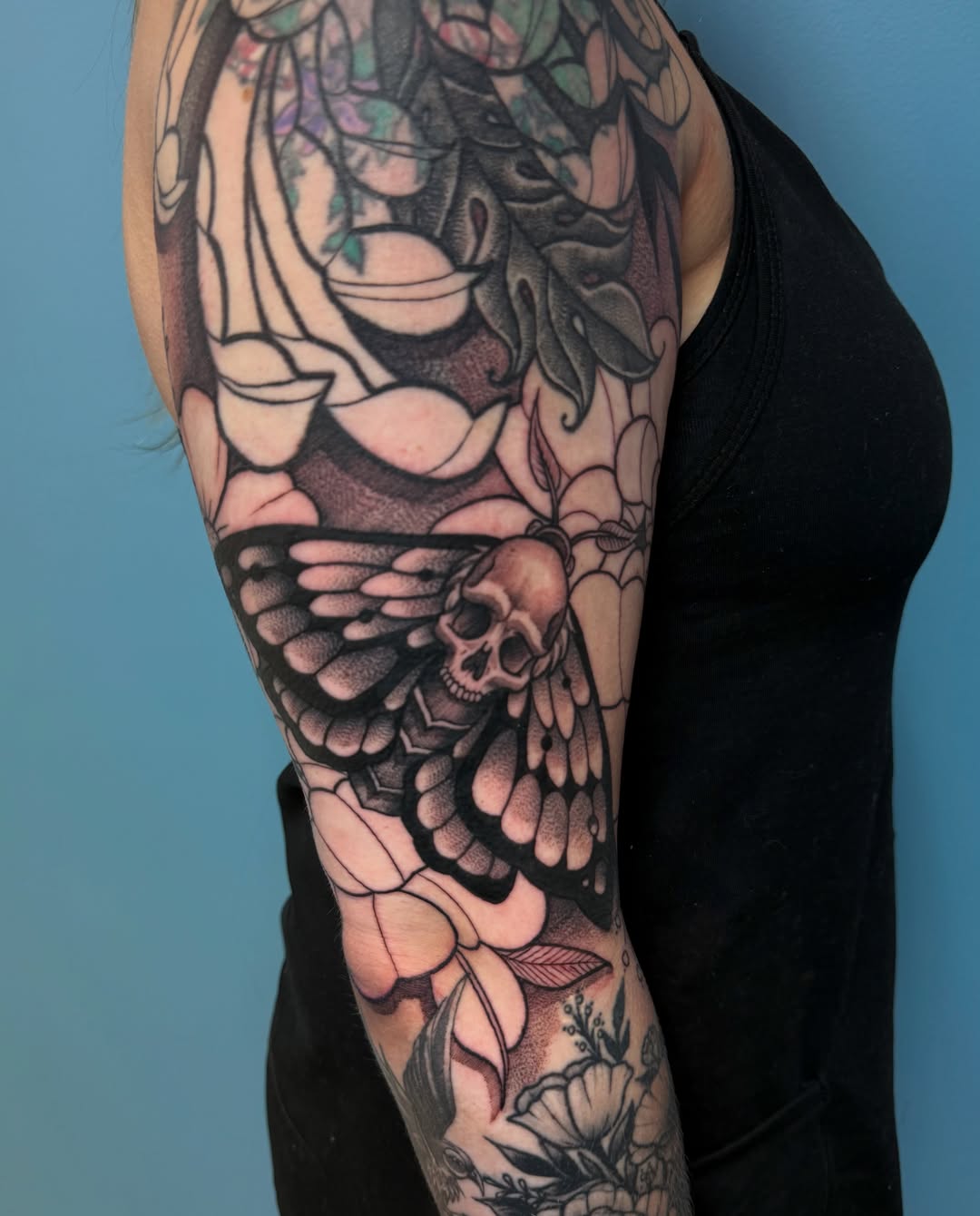 Tattoo by @rprebleart_tattoo — neo_traditional, black_and_grey