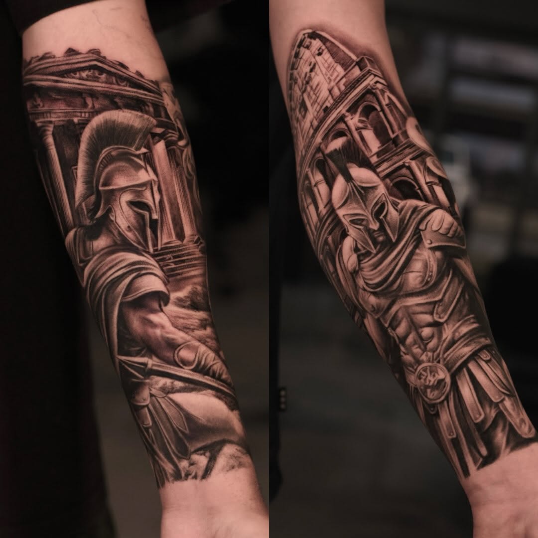 Tattoo by @reyolivarestattoos — realism, black_and_grey