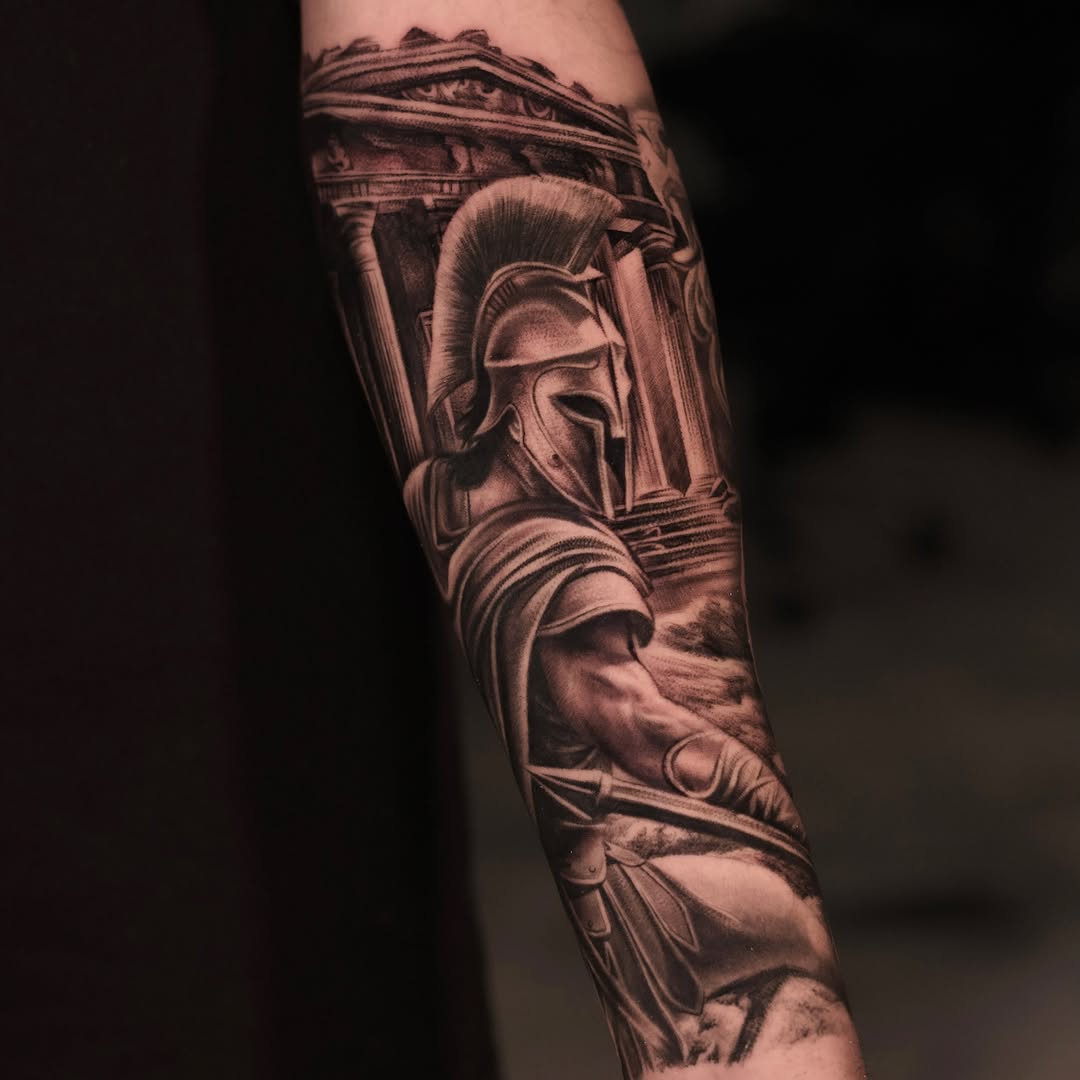 Tattoo by @reyolivarestattoos — realism, black_and_grey