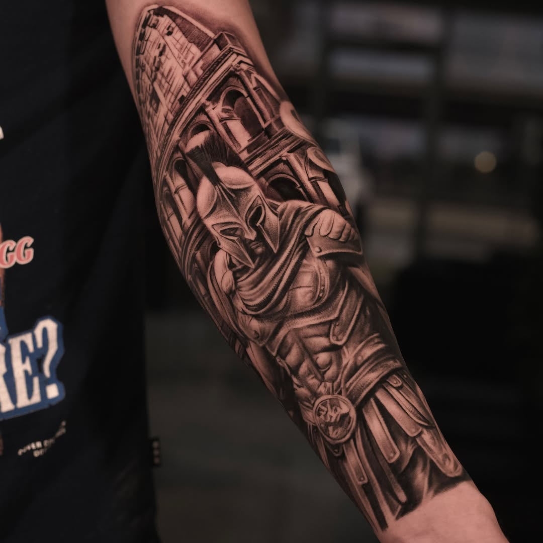 Tattoo by @reyolivarestattoos — realism, black_and_grey
