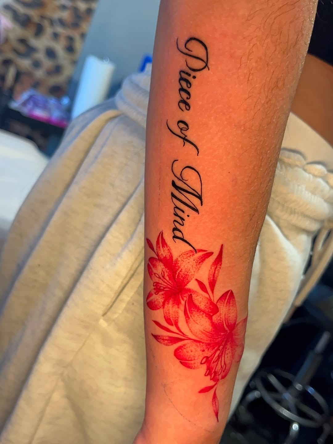 Tattoo by @xlynaeink — lettering_script, fine_line