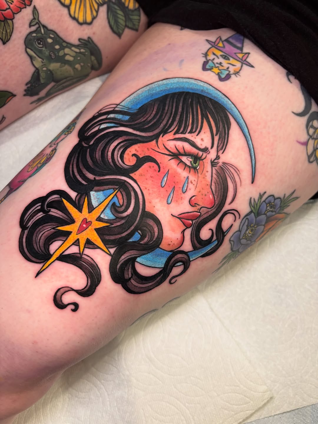 Tattoo by @reidelizabethtattoo — neo_traditional, black_and_grey