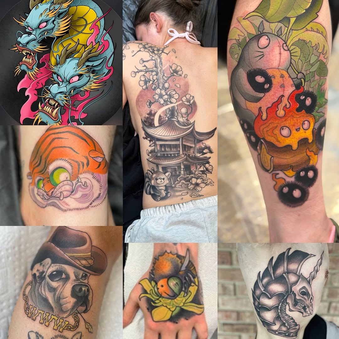 Tattoo by @nathanevans32 — japanese_irezumi, black_and_grey