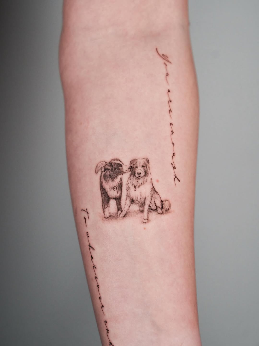 Tattoo by @sonia_ink_ — fine_line, lettering_script