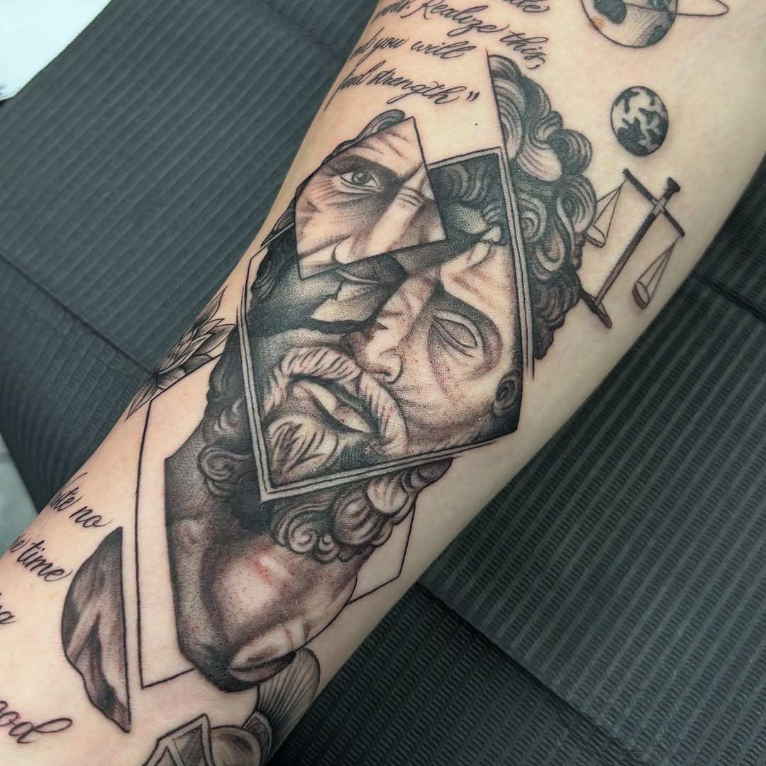 Tattoo by @jennyyyyflores โ realism, black_and_grey