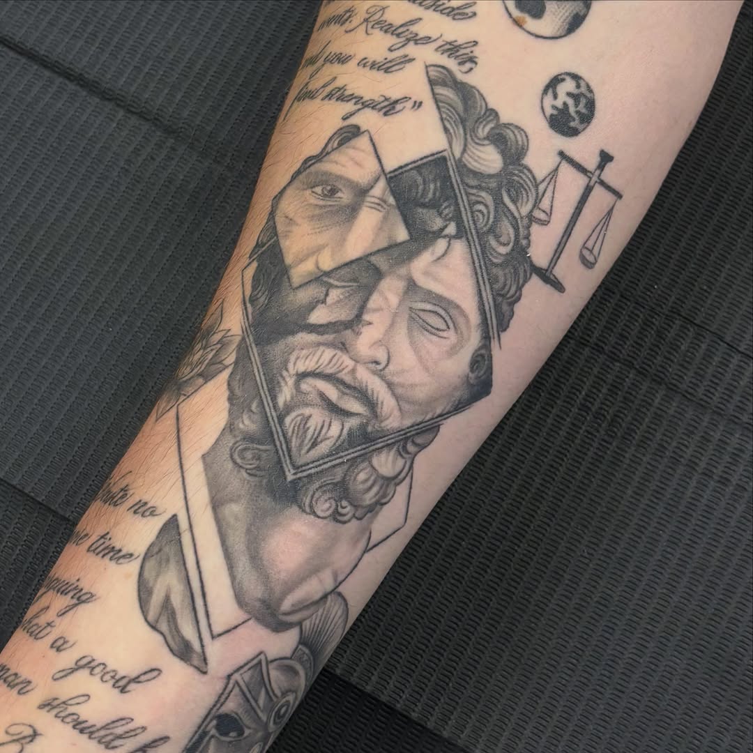 Tattoo by @jennyyyyflores โ black_and_grey, realism