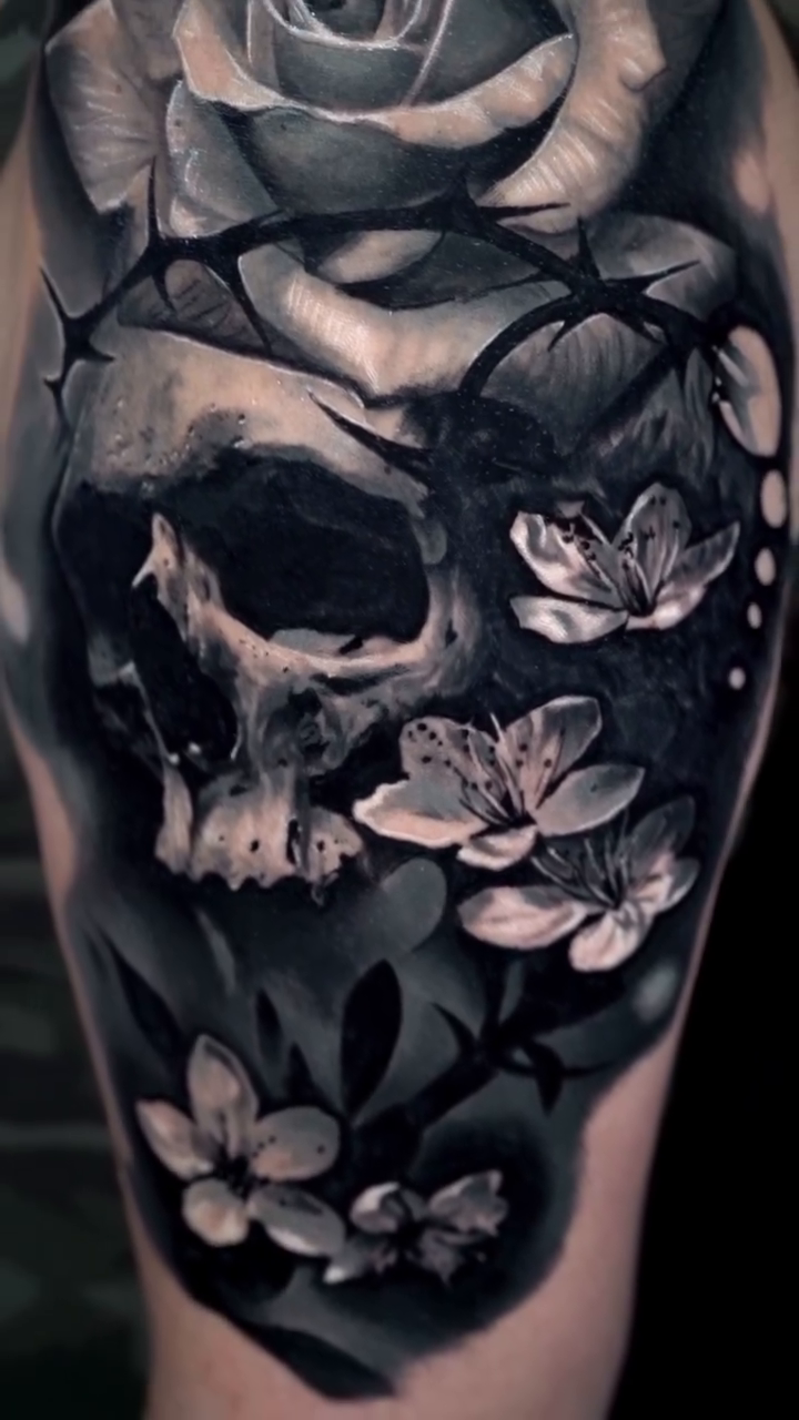 Tattoo by @josecarlos.tattoos — realism, black_and_grey