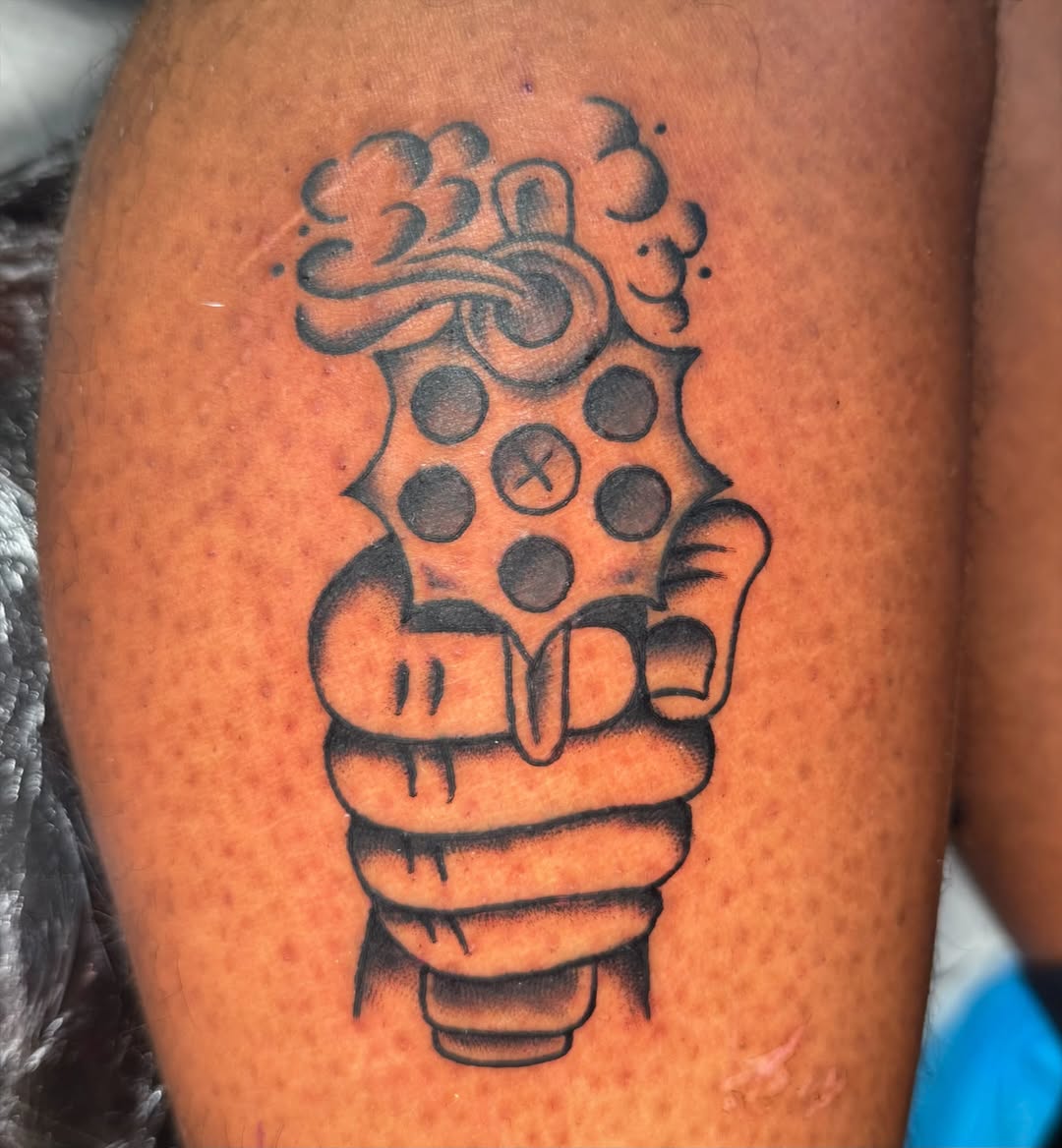 Tattoo by @eelliizzza — american_traditional, black_and_grey