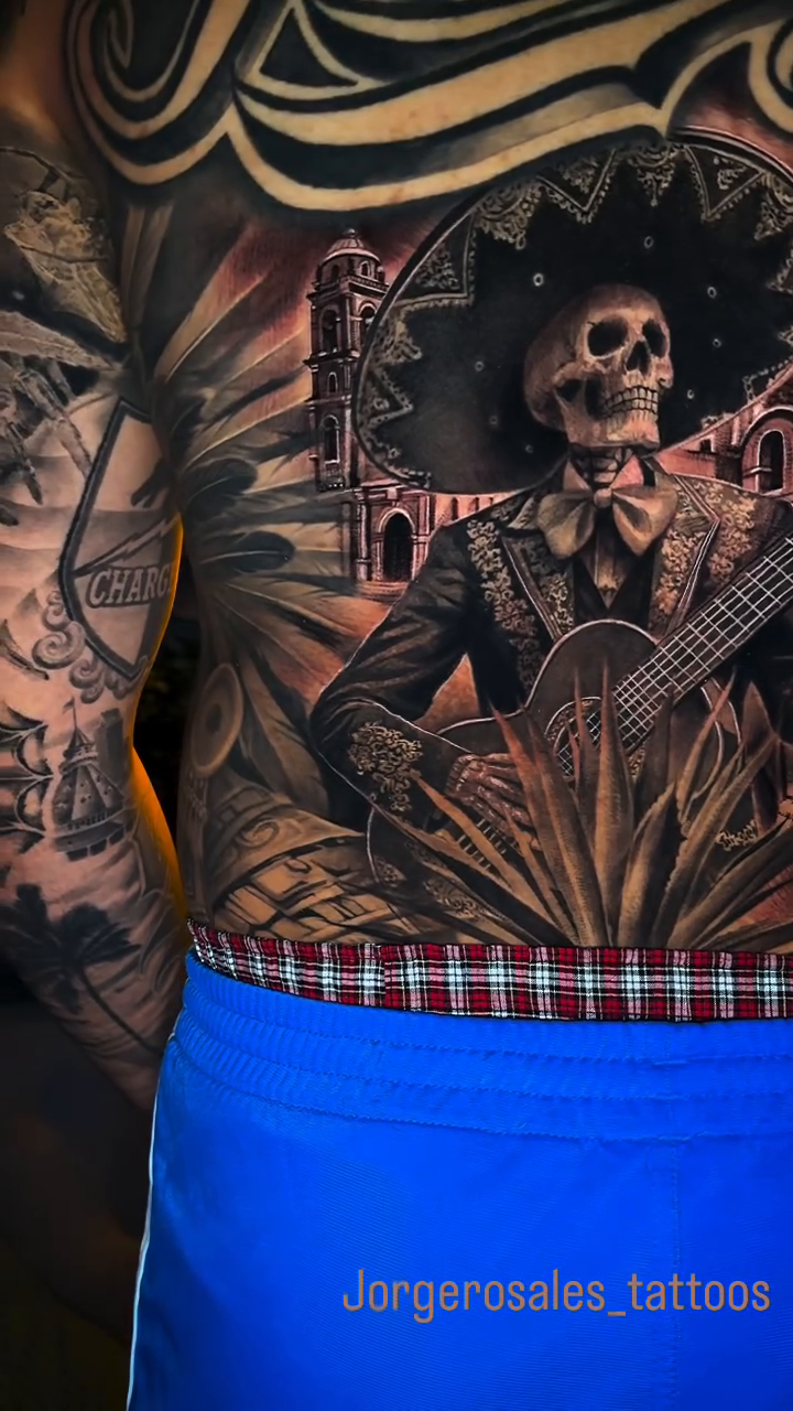 Tattoo by @jorgerosales_tattoos — realism, black_and_grey
