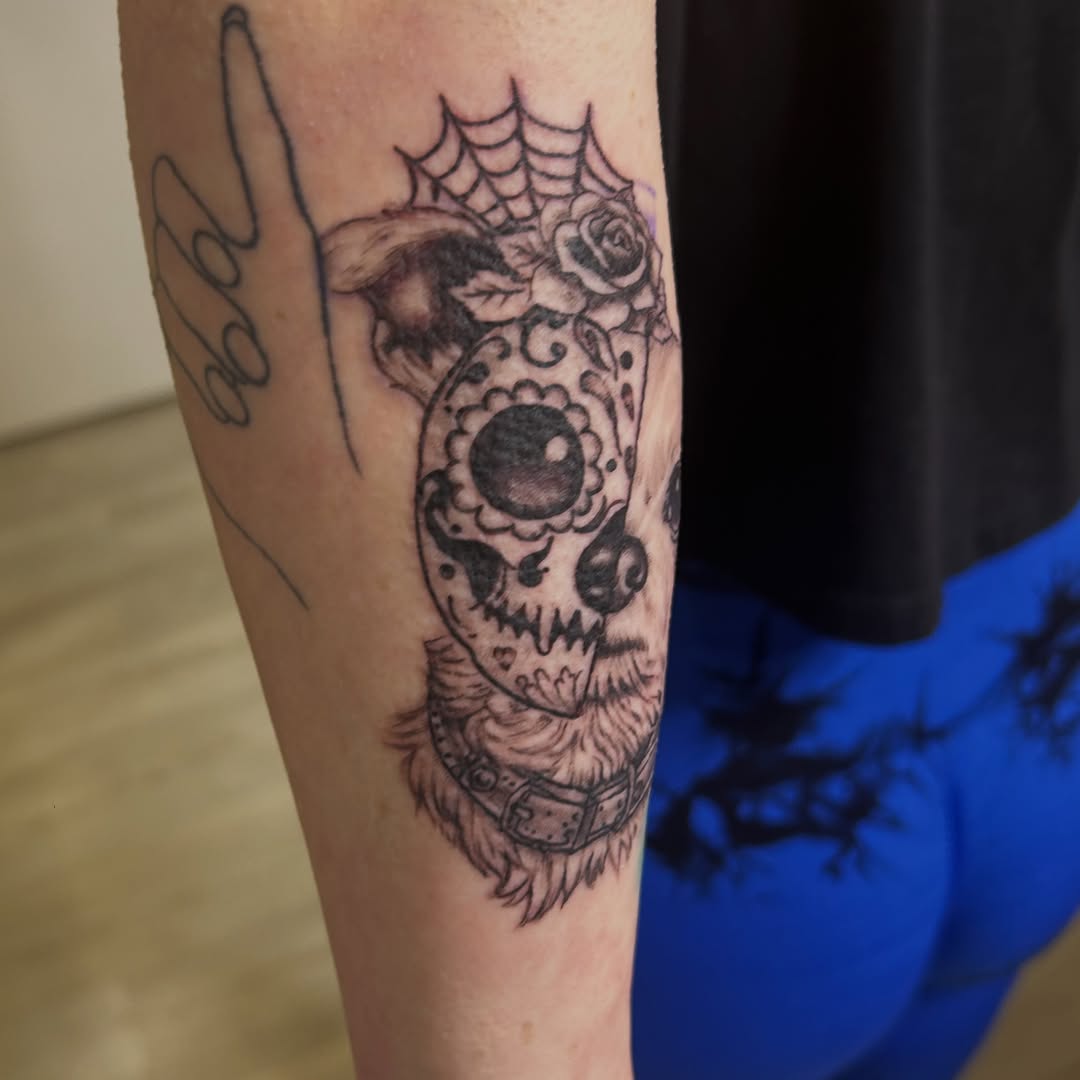Tattoo by @jbtattooartistry — chicano, black_and_grey