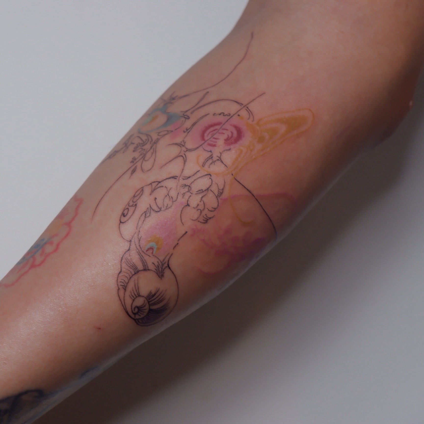 Tattoo by @the_tru_jerrry β new_school, surrealism